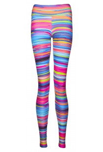 Rainbow Stripe Full Length Legging